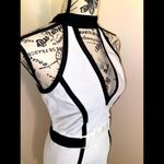 Sexy Bodycon Dress with Net Back Black Photo 2