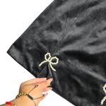 Avec Les Filles Anthropologie  Bow Embellished Slit Mini Skirt Size: XS Photo 2