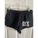 Ivy Park Ivy‎ Park Women's Small Black Shorty Shorts Spell Out Shorts Photo 1