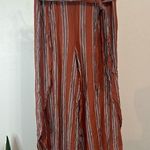 Mustard Seed  Women's Side Slit Self Tie Pleated Bohemian Loose Square Pa… Photo 1