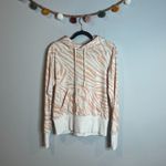 Sundry Anthropologie  Erin Zebra-Striped Hoodie Photo 1