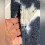 True Religion Tie Dyed Sweat/Lounge Pants Blue/White w/Silver Logo on Side Med Photo 3