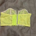 Victoria's Secret  Neon Yellow Green Cropped Bustier Camisole Photo 4