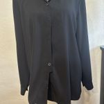 Laura Scott Women's XL Black L/S Button Down Photo 3