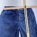 American Apparel Pants Womens XS Blue Denim Elastic Waist Jogger Made in USA Photo 4