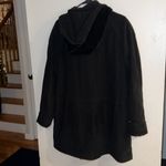 Fleet Street  Women’s Black Toggle Hooded Coat Size PL Photo 1