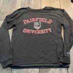 Champion Gray Fairfield University Long Sleeve Shirt Photo 0