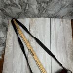 Elegant Sarah Caperelli Burgundy Crossbody Bag Dark Brown Trim Silver Hardware Red Photo 11