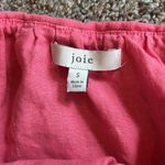 Joie  Bubblegum Pink Linen Tank Top Shorts Set Small Barbiecore Photo 3