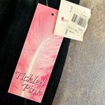 NWT Tickled Pink Fuda Black Pull On Velour Pants 2X Photo 2