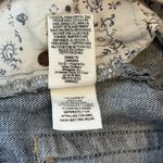 Free People We‎ the  Shorts Womens 26 Blue Denim Ripped Cutoff Button Mid Rise Photo 5