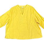 Old Navy Women’s Linen V-neck Daisy Bee in a Bonnet Blouse XXL Photo 0