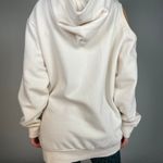Future Collective One Cold Shoulder Pullover Hoodie Cream Size‎ 1X Photo 2