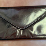 Andrew Geller Vintage  Glossy Gold Envelope Clutch Photo 0