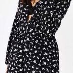 Ecote Black & White Floral Romper  Photo 0