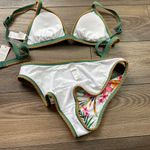 Cupshe ‎ Night Orchid Whipstitch Bikini Set Cheeky Bottoms Women's Size Large NEW Photo 3