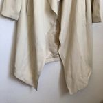 BCBGMAXAZRIA NEW  Drape Front Waterfall Coat in Ivory/Cream Photo 4