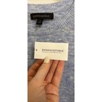 Banana Republic Sweater Womens Medium Blue Aire Cuff Crew Neck Pullover NWT Photo 4