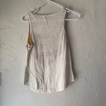 Kimchi Blue Tribal Sequin Tank Top M White Boho Festival Indie Summer Photo 5