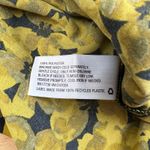 A New Day Women's Floral Print Puff Long Sleeve Gold Wrap Top - XS - NWT Photo 3