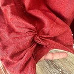 Athleta red linen sleeveless top Photo 4