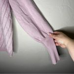 IO Mauve Lantern Sleeves Sweater Pink Size L Photo 4