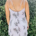 Mimi Chica // Purple Floral Mini Dress Photo 2