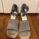 Dolce Vita Parle Ankle Strap Wedge Sandals Size 10 New without Box Gray Photo 1