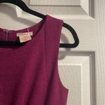 Esley Magenta Purple pleated, fit, and flare Sleeveless Tea Dress Photo 2