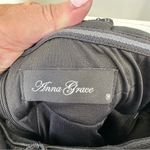 Anna Grace Lizard Thicket Black Sequin Ruffled Strapless Mini Dress Size Medium Photo 7