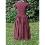 Light In The Box  NWT size 6 Chocolate Brown Rockabilly Retro A Line Dress Photo 3