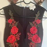 Mystic  floral embroidered bodycon midi dress Photo 2