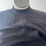 Abound  sweater crop teddy bear long
sleeve crew neck NWT top black Sz Small Photo 5