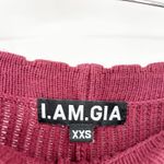 I am gia I.AM.GIA Bambina Crochet Knit Flare Pants XXS Ombre Sunset Beach Resort Festival Photo 4