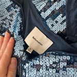 Reformation  Elise Knit Blue Sequin Dress Size Medium NWT Photo 12