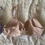 Aerie Sunnis Demi Lace Push-Up Bra Set - Purple and Pink Photo 4