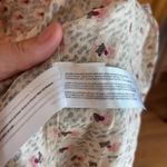 Chic Cream‎ Floral Midi Dress White Size 38 Photo 6