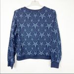Kori America B5259 Blue Sweatshirt star print sz M Photo 1