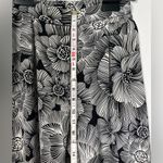 EXPRESS Stylist Super High Waisted Pleated Wide Leg Pant Floral Pant size 6 Photo 8