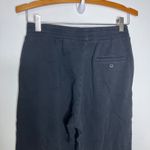 ZARA  wide leg sweatpants black pockets women's size small trendy lounge casual Photo 4