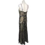 NEW JJ's House Gold Black Sequin Beaded Embellished Sleeveless Maxi Dress Sz 10 Photo 4