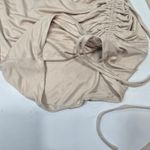 Michael Costello x REVOLVE Jada Mini Dress in Beige XS Photo 7