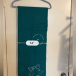 Vintage Japanese Ladies Scarves Green Scarf (Made in Japan) One Size Photo 11