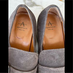 Aquatalia Womens Loreen Gray Loafer Heel shoes 9.5 Photo 2