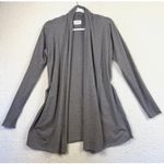 Dreamers  Cardigan Sweater Womens Small Medium Gray Open Front Lightweight Knit Photo 0