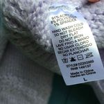 Double Zero Knit Sweater Pullover Top Blouse Gray Photo 5