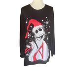Disney The Nightmare Before Christmas Jack Skellington Santa Sweatshirt Size X-L Photo 1