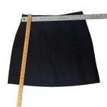 Everlane  Black With Mini Skirt Stretch Cotton Inside Elastic Waist Size 12 Photo 6