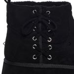 Dolls Kill Black Platform Shoes with Thick Sole Photo 3