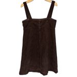 Reformation  Jeans NWT Women’s Size 6 Espresso Brown Iria Corduroy Mini Dress Photo 2